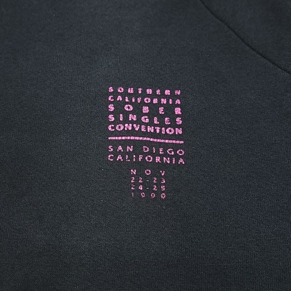 Graphic Sweatshirt with Pink Text - Picture 4 of 4